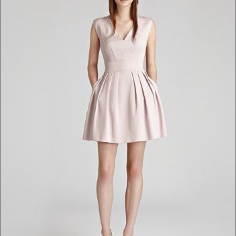 REISS pink dress size US 2